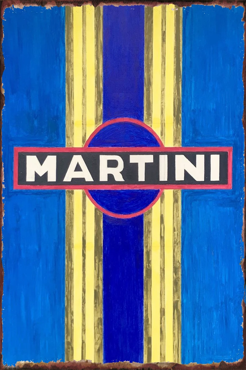 Неоновый мартини винтажный металлический знак жестяная вывеска оловянные