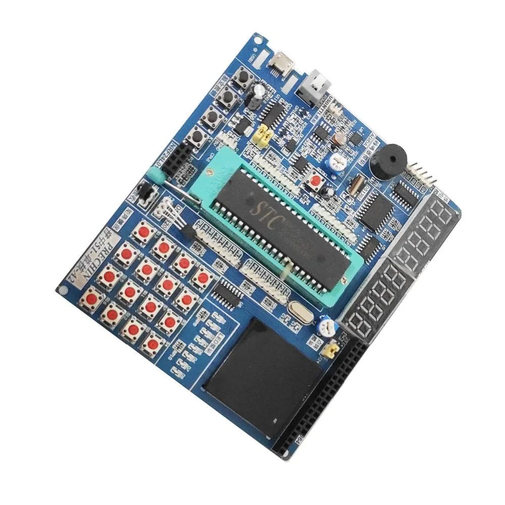 51 MCU макетная плата 51 MCU обучающая плата Экспериментальная плата stc89c52 комплект MCU