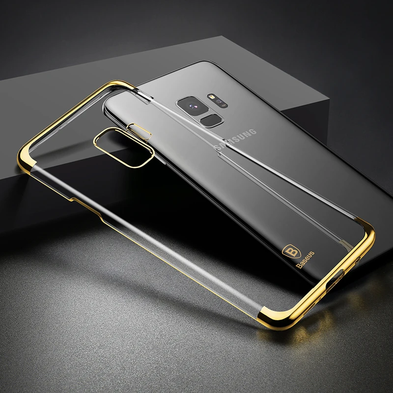 Baseus Luxury Plating Phone Case For Samsung Galaxy S9 Plus Coque Ultra Thin Soft Silicone Back Cover For Galaxy s9 Fundas