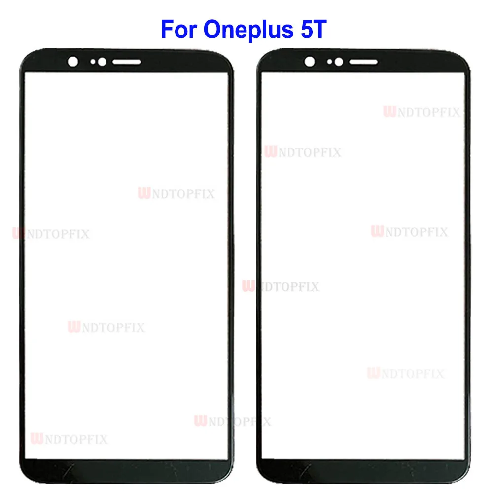 Переднее стекло для Oneplus 2 3 3T внешняя стеклянная панель замена 5 6 5T 6T внешнее