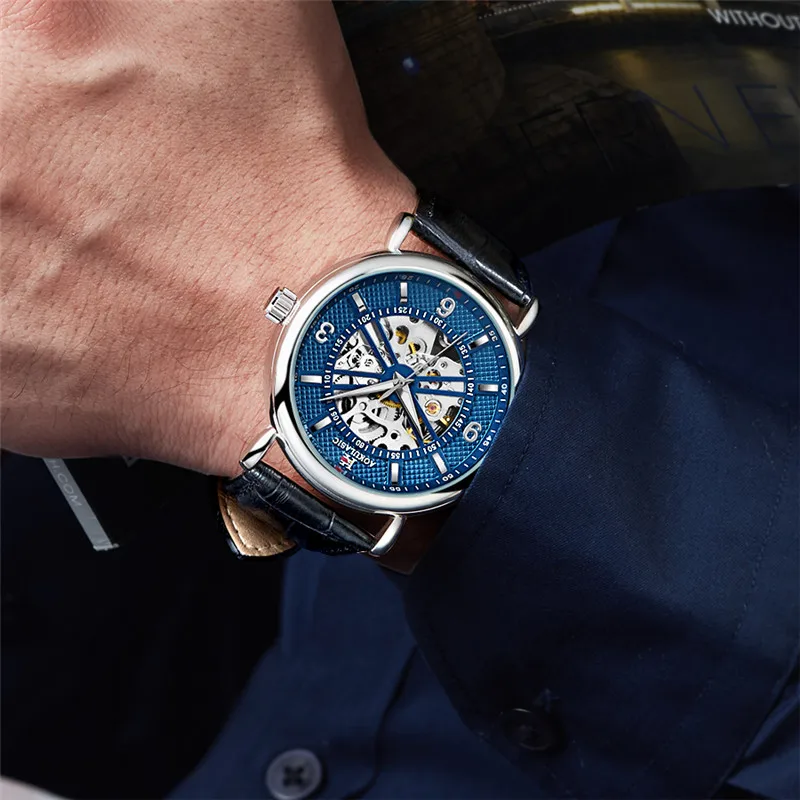 Aokulasic автоматические механические мужские наручные часы военные армейские