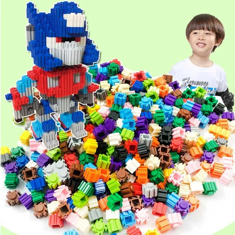 200 шт./компл. DIY творческие строительные блоки Legoed смешанные объемные игрушки для