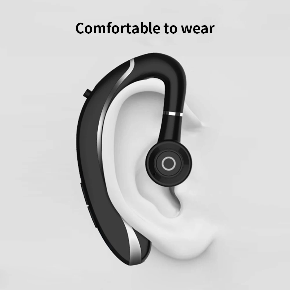 Беспроводные наушники с Bluetooth 5,0, длительная работа от аккумулятора, свободные руки, игровая гарнитура, деловые наушники, спортивные наушники для вождения с микрофоном