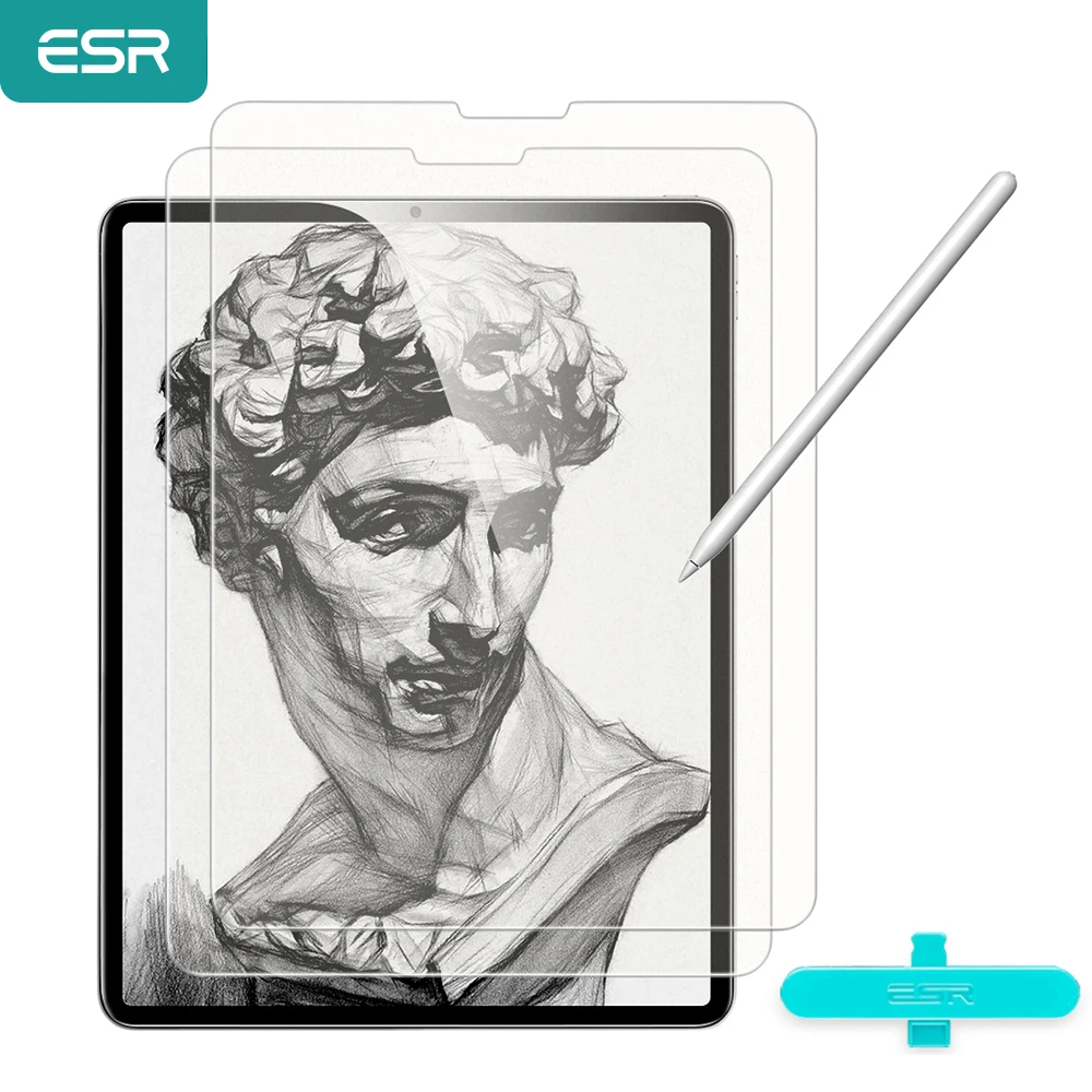 ESR Защита экрана для iPad Pro 12 9 2018 2 шт./лот Антибликовая матовая ПЭТ пленка Поддержка