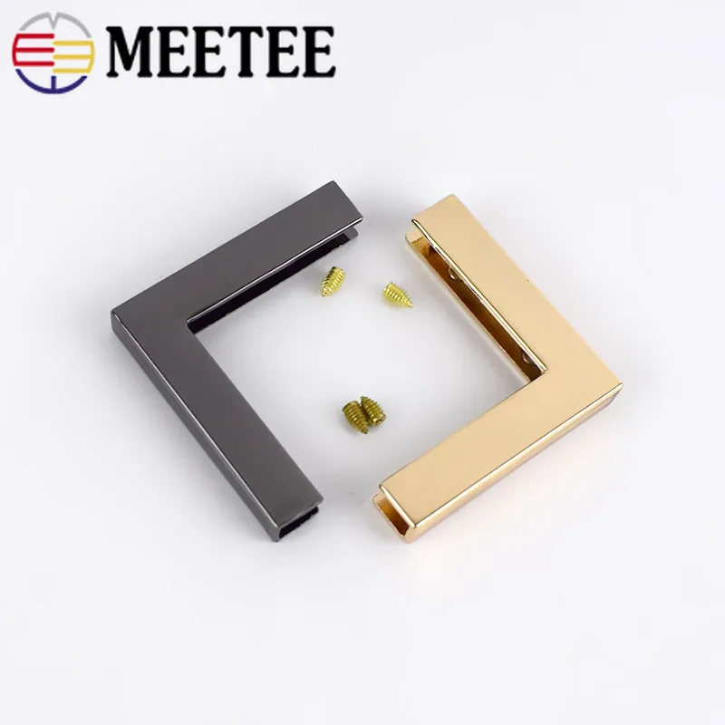 Meetee 4/10/20pcs Bags Hardware Accessories Wrapping Angle Corner Buckles DIY Notebook Handbags Luggage Part Material F1-10 | Дом и сад