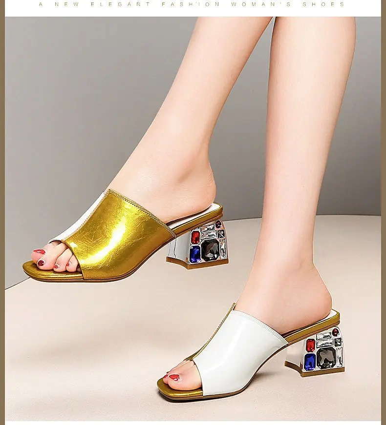 

Sandals Women 2021 ZAR Luxury Brand Fashion High Heel Big Size 40 Square Toe Mixed Colors Femme Shoes Sandalias de las mujeres