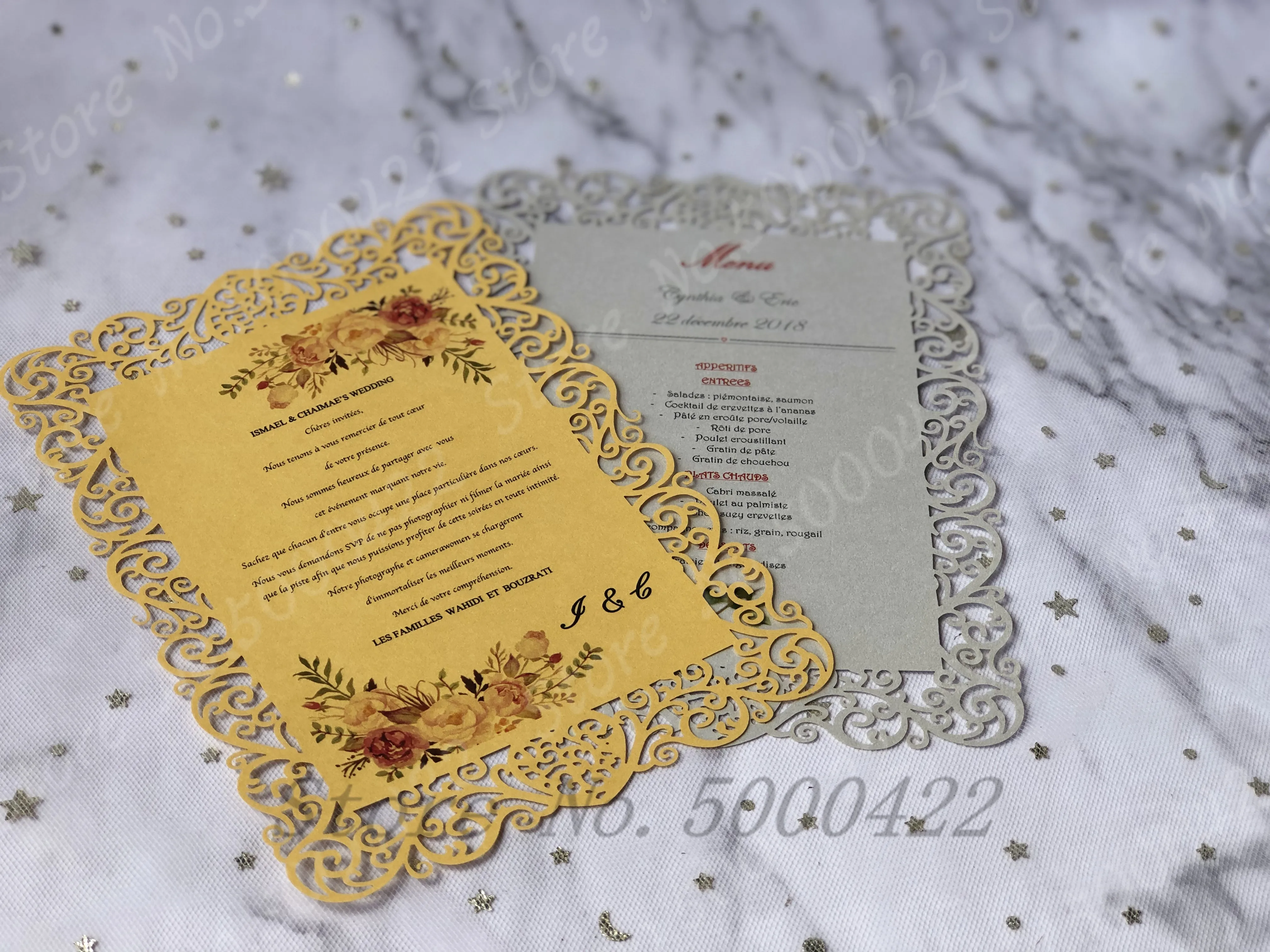 12x17 см Лазерная резка Любовь стол место карты Свадебная вечеринка меню свадебные