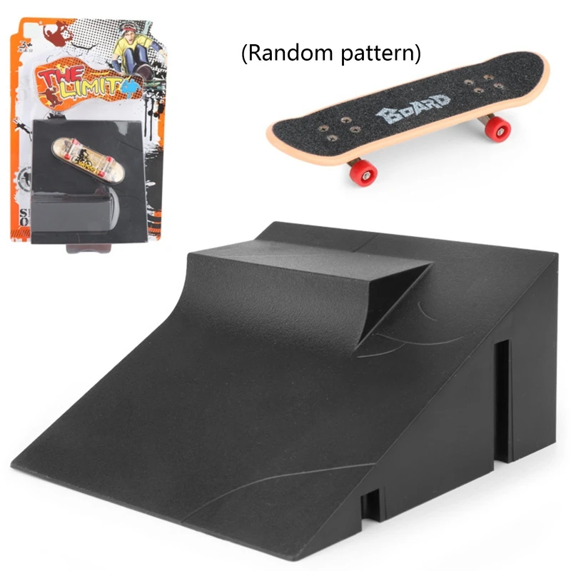 

Fingerboard Rail Park Stair Kit Stairs Mini Skateboards for Kids Skateboard Training Mini Board Game