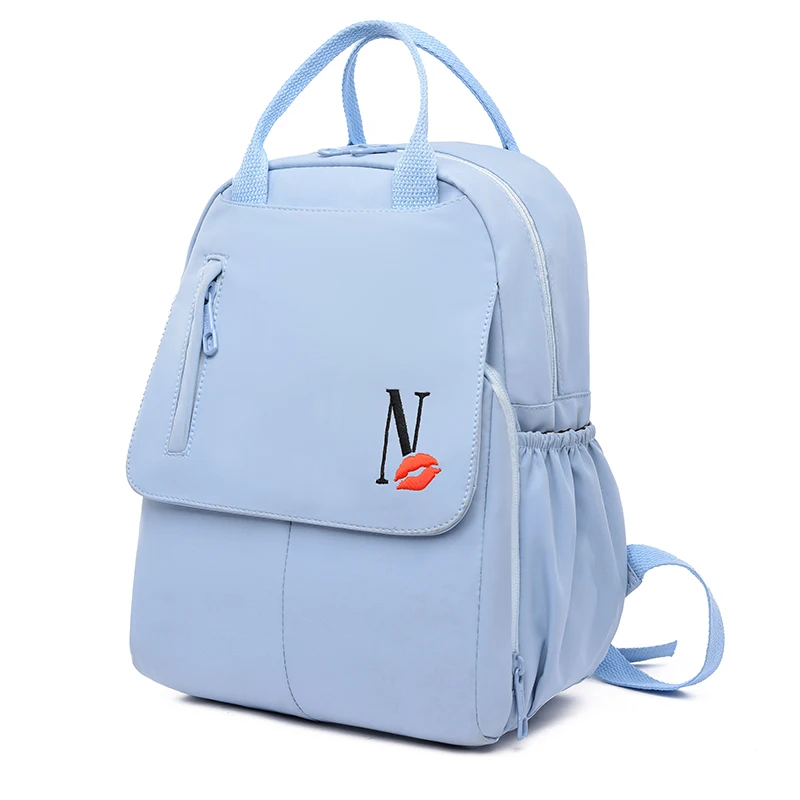 

New Hight Quality Women's Casual Backpack Waterproof Anti-theft Travel Bag Oxford Cloth College Wind Bag Youth Girl Backpack.