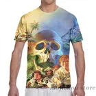 Мужская и женская футболка The Secret of Monkey Island 1 (контрастная), модная футболка со сплошным принтом для мальчиков и девочек, топы, футболки