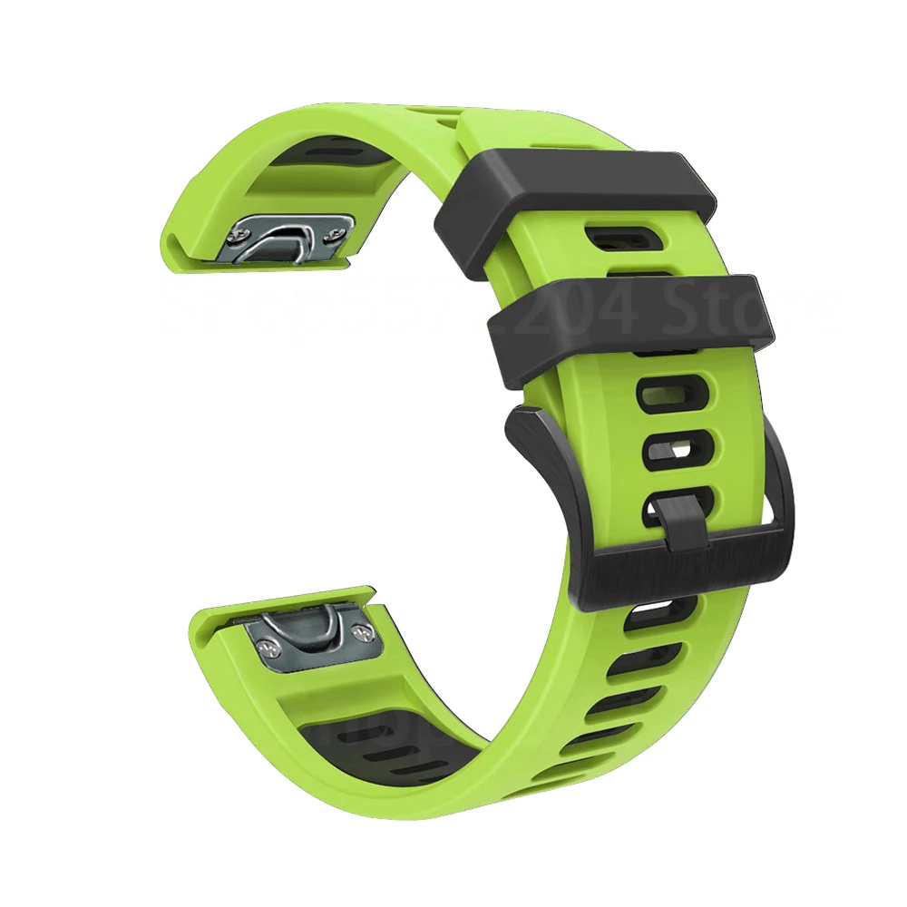 Ремешок силиконовый для смарт часов Garmin Fenix 6 6X 5 5X 3 3HR Forerunner 935 945 22 мм 26 мм|Ремешки