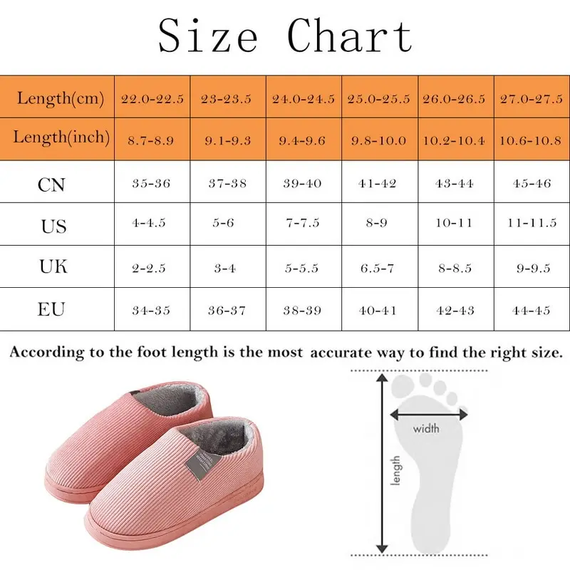 

New Classic Women Winter Warm Home Slippers Men Women Slippers Plush House Shoes Flat Heel Home Indoor Bedroom Zapatilla Mujer