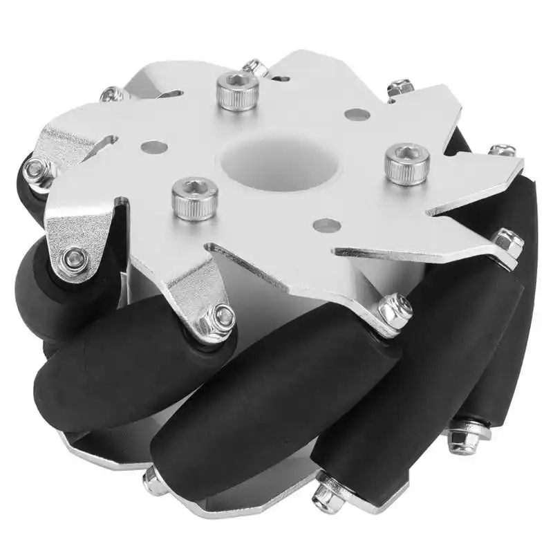 RC Toy Accessory Parts 100mm Durable Steel Mecanum Wheels Set Left Right for Robot Car 14162 | Игрушки и хобби