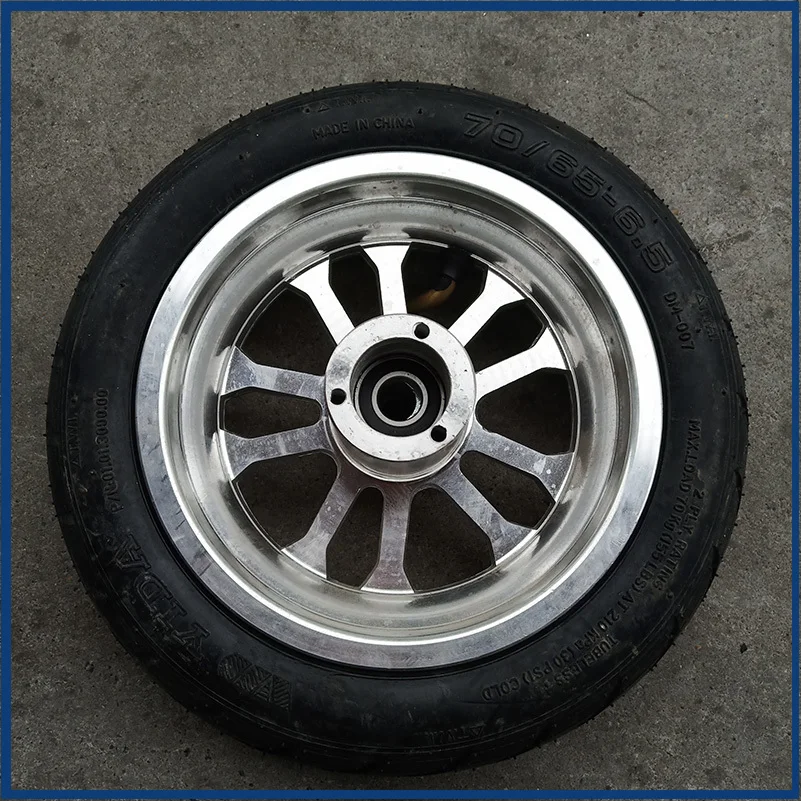 

10x2.70-6.5 Inflation Tire Wheels 70/65-6.5 Tyre and Alloy Wheel Hub 10 inch Electric scooter Front Wheel