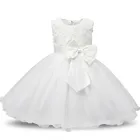 Женское платье, одежда для 1-го второго дня рождения, свадебное платье для маленьких девочек, платья для новорожденных на крестины, платье