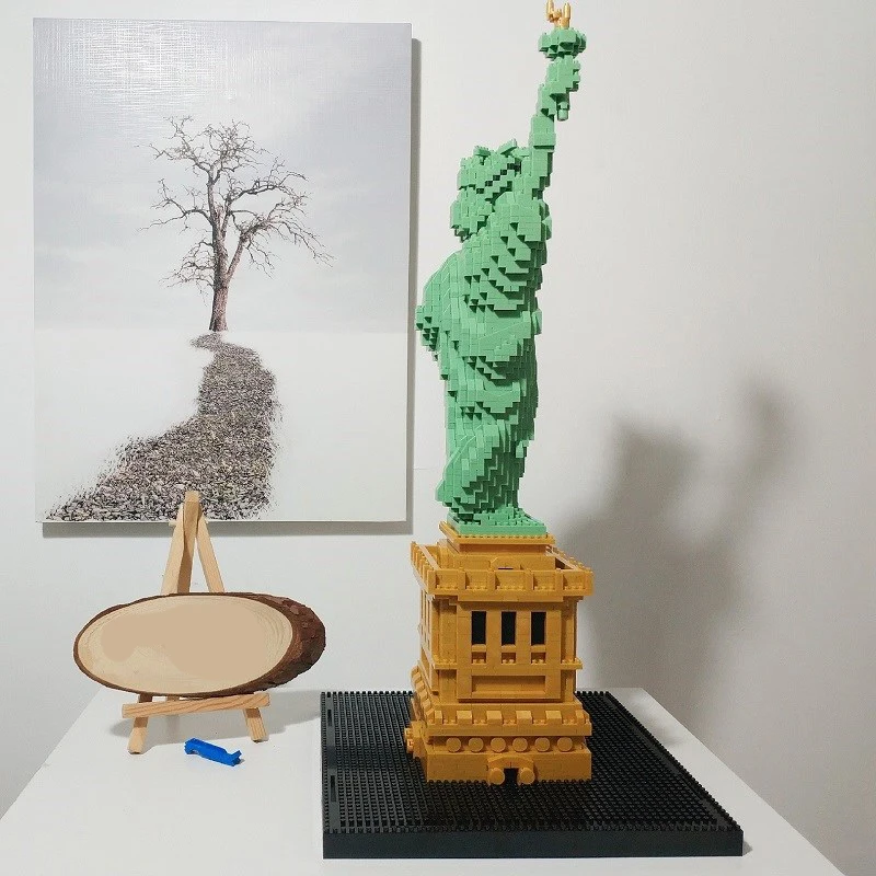 Balody 16091 архитектурная Статуя Свободы 3D модель 2510 шт. DIY Алмаз Мини строительные блоки кирпичи игрушка для детей без коробки