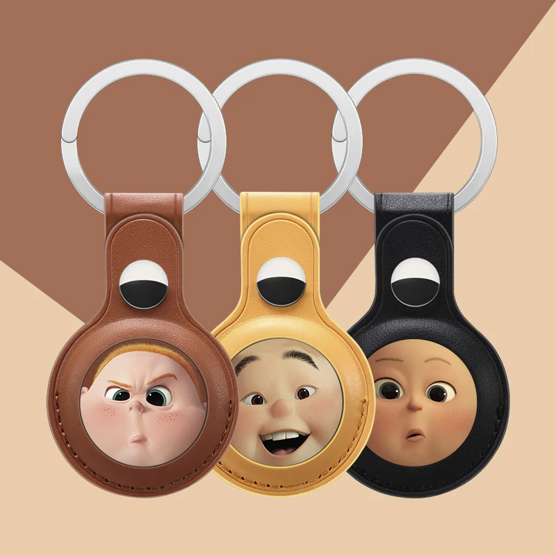 

AirTag Case Protective Cover For Apple AirTag Tracker Buckle Airtag Keychain Compatible With Air Tag Tracker Buckle Leather