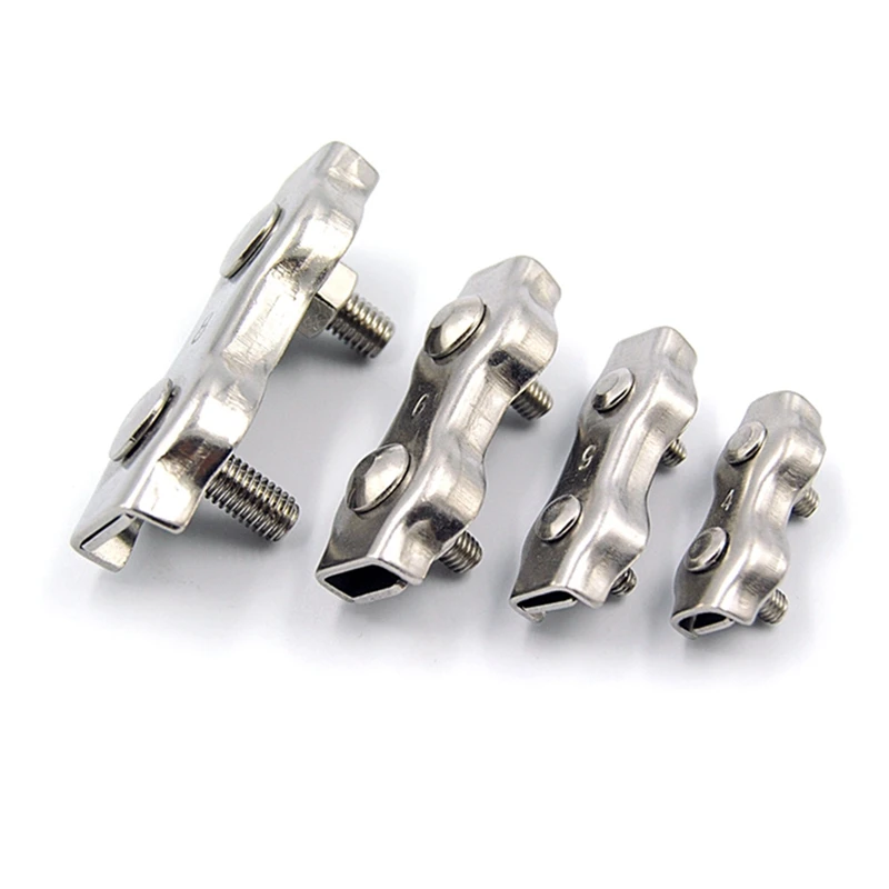 1 шт. зажим 304 Проволочный Трос из нержавеющей стали простой захват M2/M3/M4/M5/M6/M8/M10