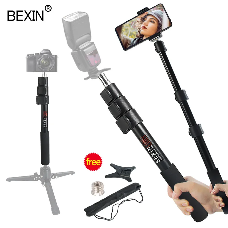 Мобильная портативная подставка для камеры мигающий светильник адаптер