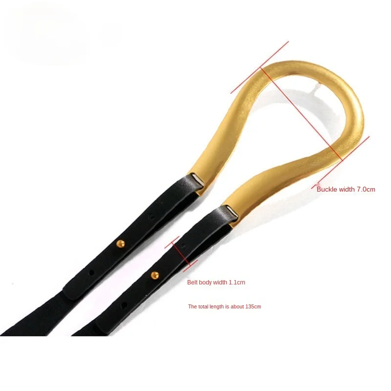Ремень женский U-образный с металлической пряжкой | Аксессуары для одежды