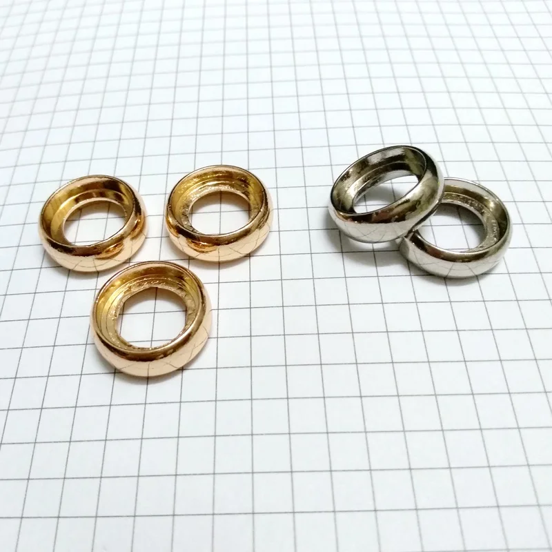 

18MM Metal Ring Mushroom Hole Planner Disc Binding Ring Buckle Hole Button Notepad Foldable Disc Notebook Office School Supplies