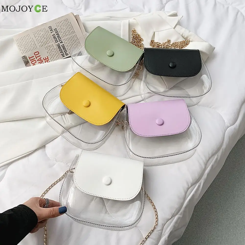 

Винтажная женская прозрачная сумка-мессенджер через плечо с цепочкой в стиле пэчворк, повседневная женская мини-сумка с клапаном, сумки