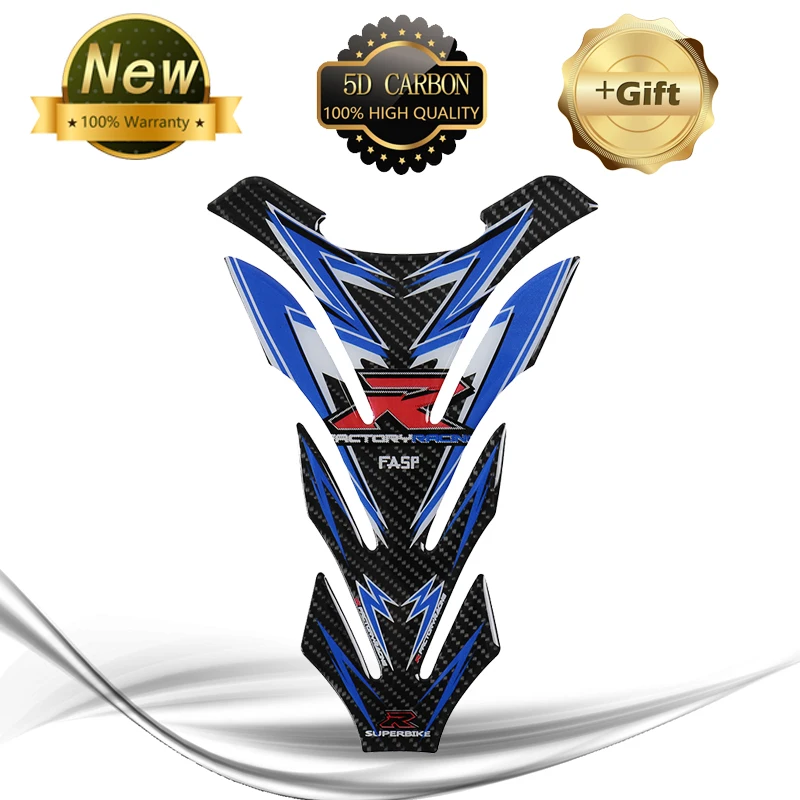 Наклейка 5D из углеродного волокна для мотоцикла гоночного танка наклейка