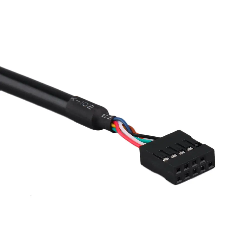 2019 Новый USB 2 0 9 контактный разъем для материнской платы 3 20 Pin мужской удлинитель в