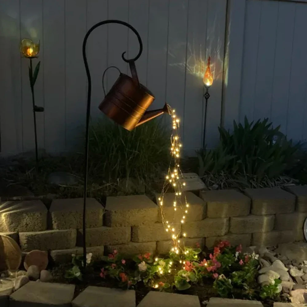 

Decoration Garden Art Light LED Shower Lamp DIY Durable Waterproof Wrought Iron