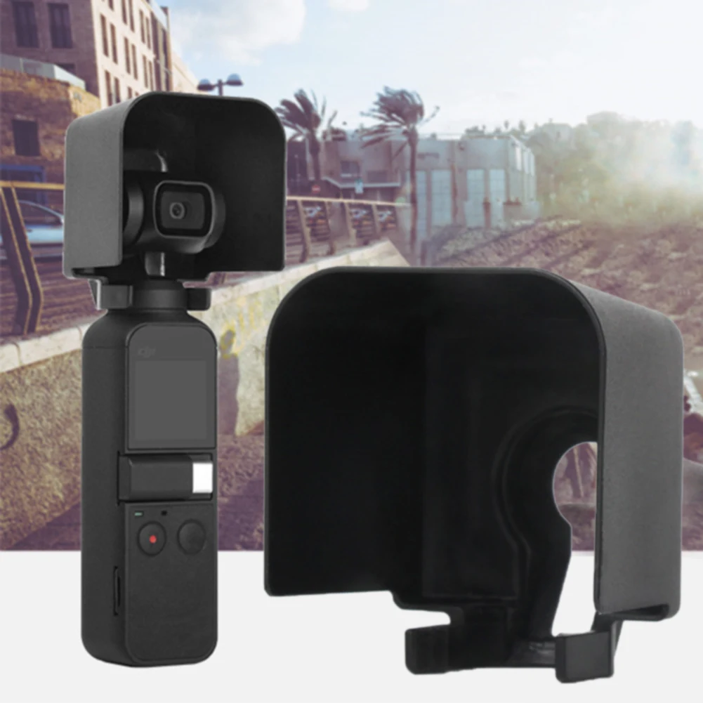 Protective Cover Quick-release Pocket Light Weight Stabilizer Sun Shade Camera Lens Hood Handheld For OSMO Black Plastic | Электроника