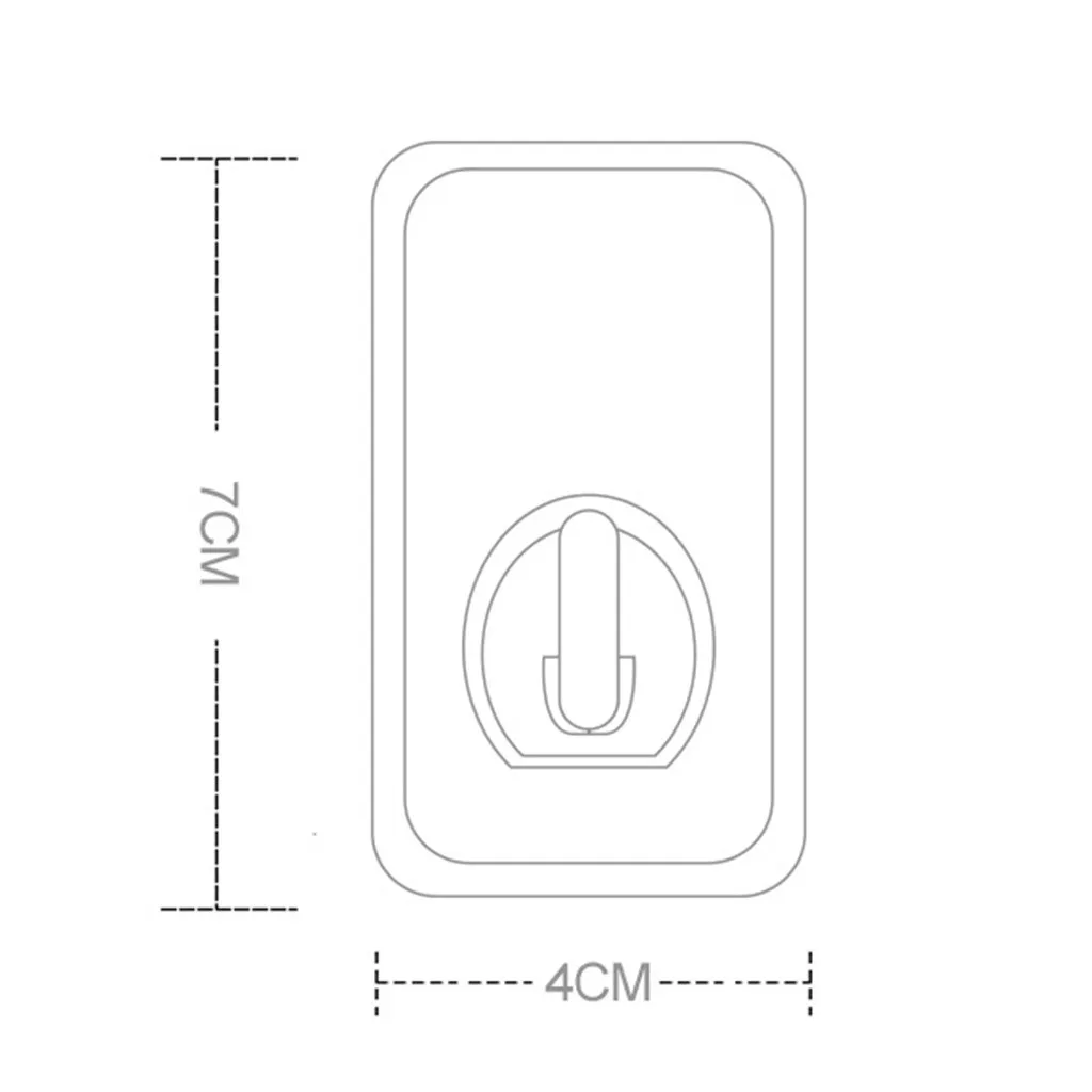 3 шт. ботанический сад крюк Не оставляющий следов надежный дизайн Липкий вешалка
