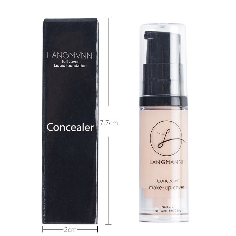

Liquid Concealer Makeup Eye Dark Circle Cream Face Corrector Waterproof Base Make Up Liquid Foundation