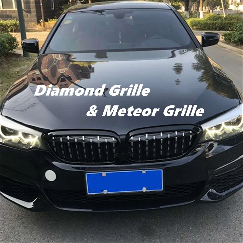 1 пара Передняя ножка решетка для Bmw Новая 5 серия G30 G38 2018 2019 метеоритный стиль