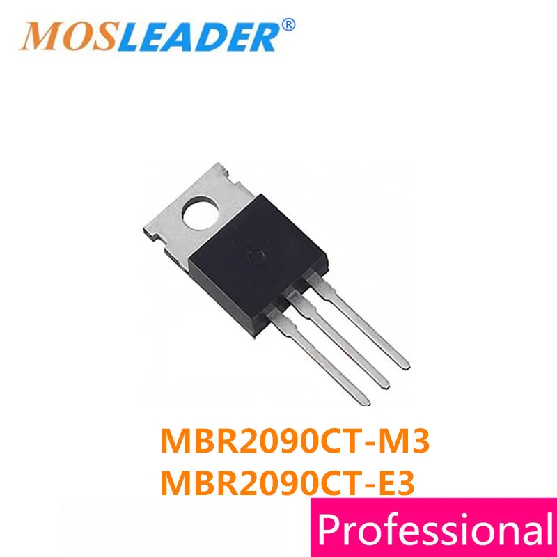

Mosleader, 50 шт в наборе, TO220 MBR2090CT-M3 MBR2090CT-E3 MBR2090CT-M MBR2090CT-E высокого качества