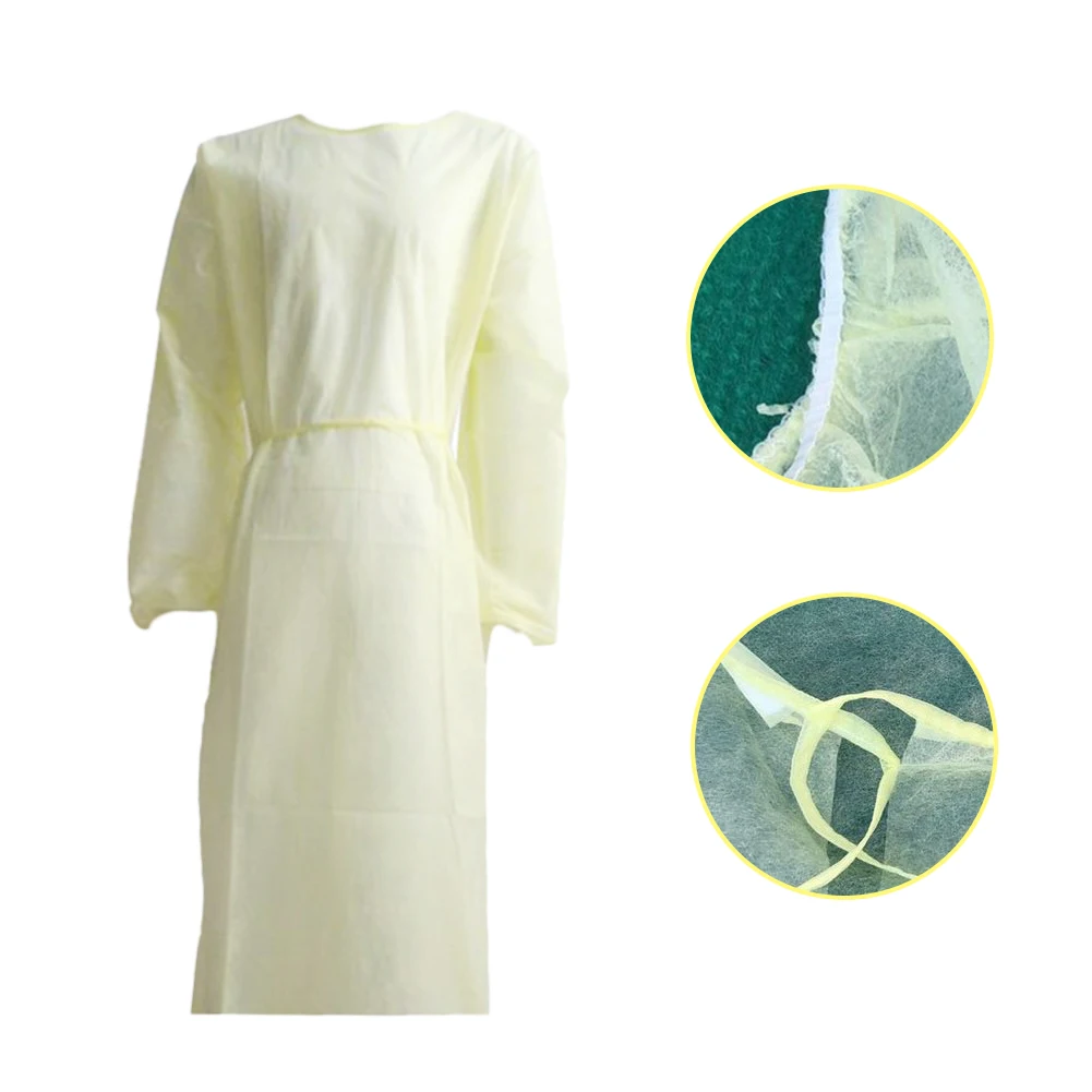 10 шт. одноразовый защитный халат домашняя дышащая Защитная изоляционная одежда