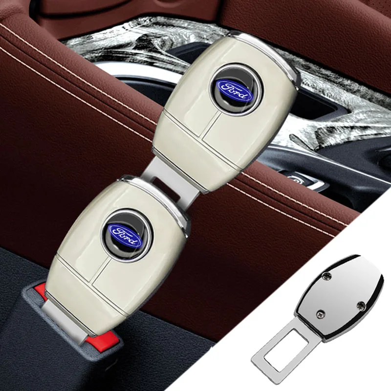 

Car Safety Belt Clasp Insert Clip Auto Seat Belt Buckle Extension Plug For Ford Focus 2 3 4 MK1 MK2 3 Fiesta Mondeo Escape Kuga