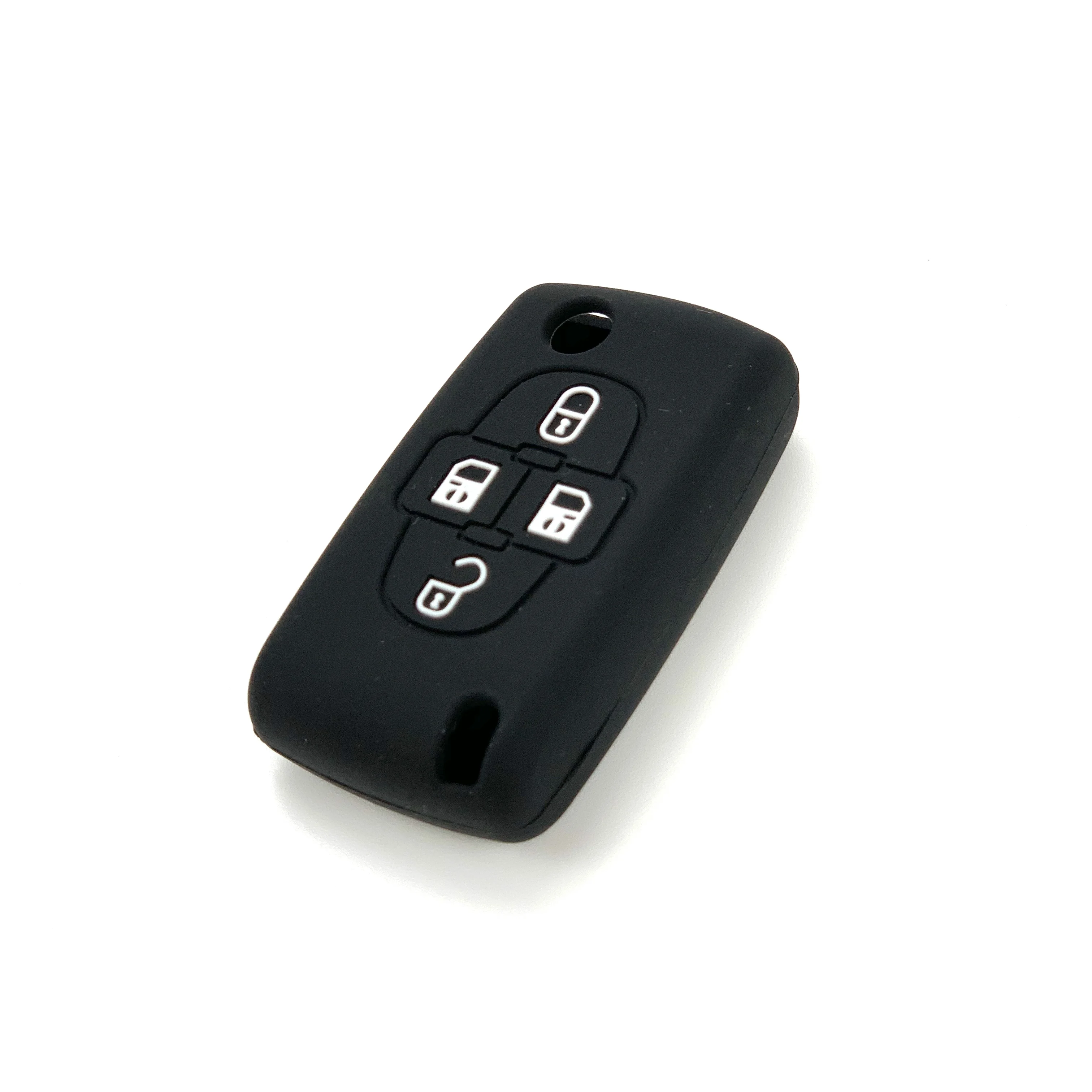 Силиконовый чехол для автомобильного ключа Peugeot с 4 кнопками 1007 807 Citroen C8|Футляр