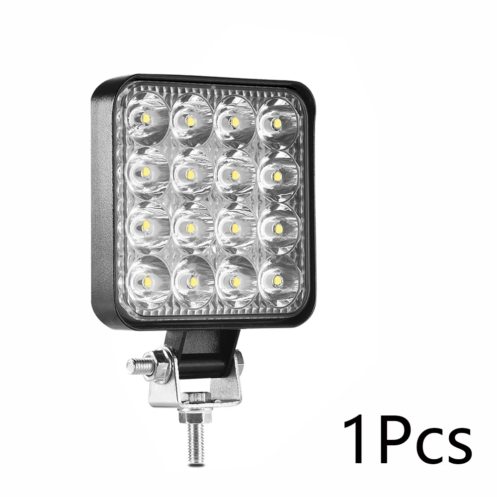 3.3in 48w Spot light Led-светильник-Бар 18 Вт 48 Вт 42 Вт 54 Вт Светодиодный светильник для 4x4 внедорожника 12В 24В светодиодный рабочий светильник для туман светильник Реверсивный светильник светодиодный Подсветка - Цвет: 3.3in 48w Spot light