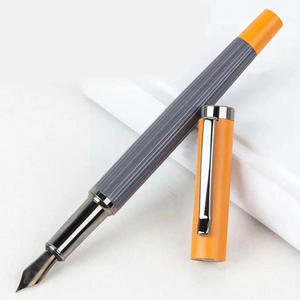 

1pc Luxury Metal Fountain Pen Elegant Retro Morandi Stationery Pens Student School Business Gift Color Office