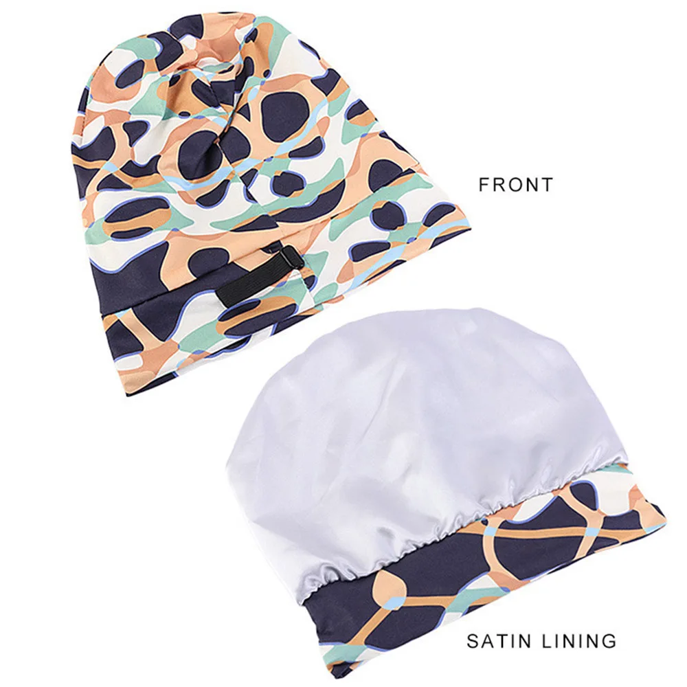 Мусульманский Регулируемый тюрбан шапка в полоску однотонные выпадения волос