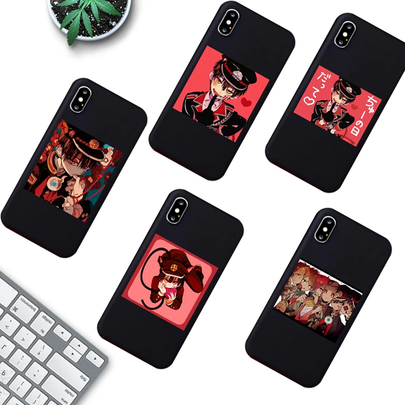 Чехол для телефона с аниме унитазом Hanako Kun силиконовый мягкий чехол IPhone 11 Pro XS Max X 7