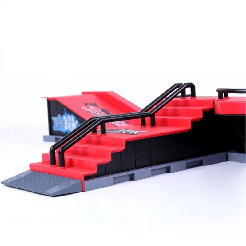 Скейт парк рампы части для Tech Deck Fingerboard Finger Board Ultimate Parks Ramp (F Style)|Мини скейтборды и
