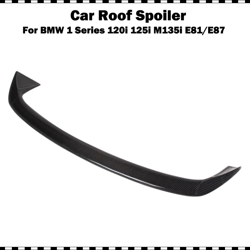E87 E81 задний спойлер на крышу переменного тока из углеродного волокна для
