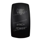 Автомобильная Лодка Грузовик с подсветкой Swtich Cap-лазерная гравировка-мощность лебедки-для светодиодного Carling Arb Narva 4x4 RV Rocker Switch, только крышка