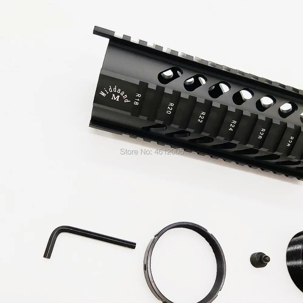 M4 M16 свободном Quad Rail ar 15 Тактический ствольная накладка Пикатинни Quad рейку для m4 m16 4, 7, 10, 12, 15 дюймов