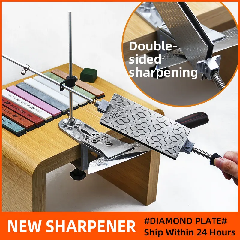 new knife sharpener professional diamond sharpening stone whetstone kitchen tools accessories gadgets grinding set ruixin pro free global shipping