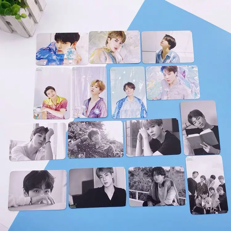 Южнокорейские группы KPOP Bangtan 2020 календарь набор фотокарт ломо постер настенные