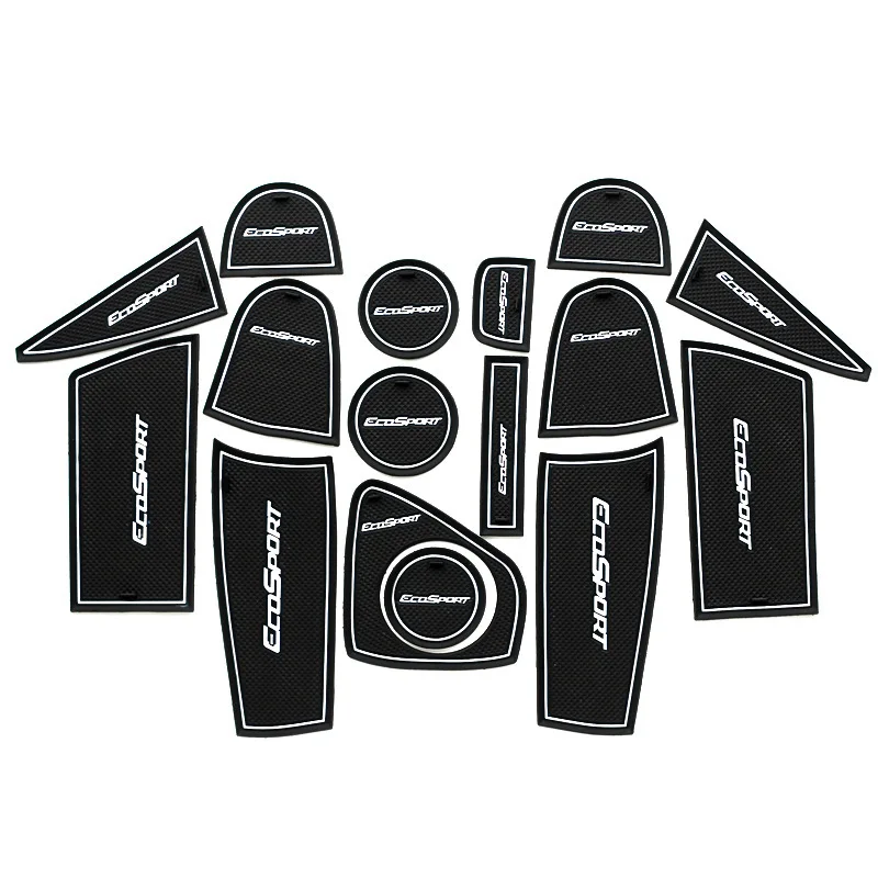 Резиновый коврик для Ford Ecosport 2013-2017 подушка фотостакана с желобом