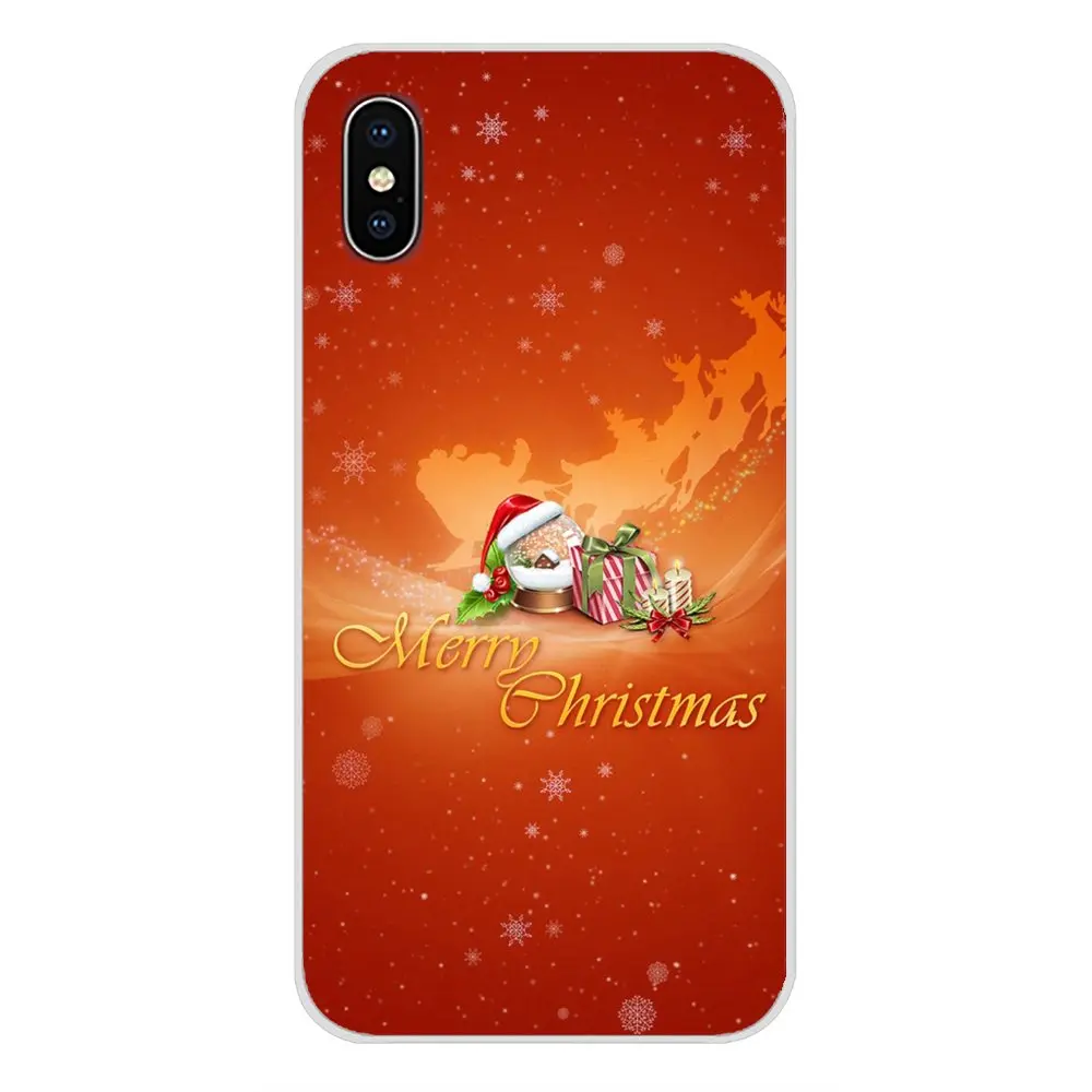 merry christmas gift happy new year Silicone Phone Cases For Samsung A10 A30 A40 A50 A60 A70 Galaxy S2 Note 2 3 Grand Core Prime | Мобильные