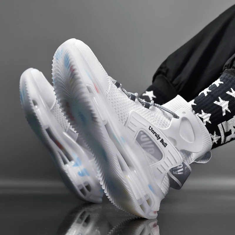 

CYYTL Men's Outdoor Casual Ankle Trend High Top Sneakers Fashion Sports Popular Soft Teenagers Boys Shoes Sock Breathable Tennis